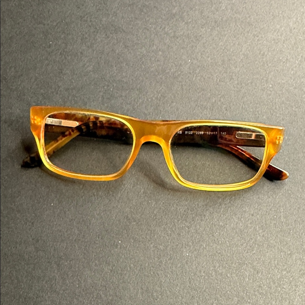 Ray-Ban Amber and Brown Patterned Glasses
